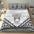 Kiribati Gospel Day Bedding Set Coat Of Arms Polynesian Pattern