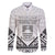 Personalised Kiribati Gospel Day Family Matching Puletasi and Hawaiian Shirt Coat Of Arms Polynesian Pattern