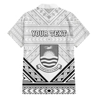 Personalised Kiribati Gospel Day Family Matching Summer Maxi Dress and Hawaiian Shirt Coat Of Arms Polynesian Pattern