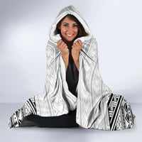 Kiribati Gospel Day Hooded Blanket Coat Of Arms Polynesian Pattern