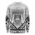 Personalised Kiribati Gospel Day Long Sleeve Shirt Coat Of Arms Polynesian Pattern