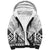 Personalised Kiribati Gospel Day Sherpa Hoodie Coat Of Arms Polynesian Pattern