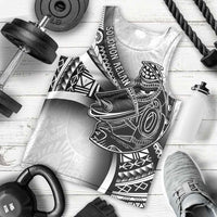 Solomon Islands Nguzunguzu Men Tank Top Polynesian Tribal Pattern