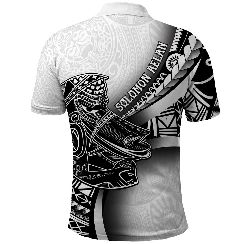 Solomon Islands Nguzunguzu Polo Shirt Polynesian Tribal Pattern LT05 - Polynesian Pride