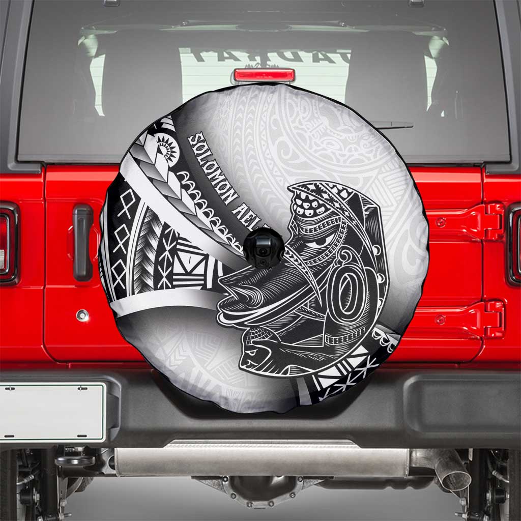Solomon Islands Nguzunguzu Spare Tire Cover Polynesian Tribal Pattern