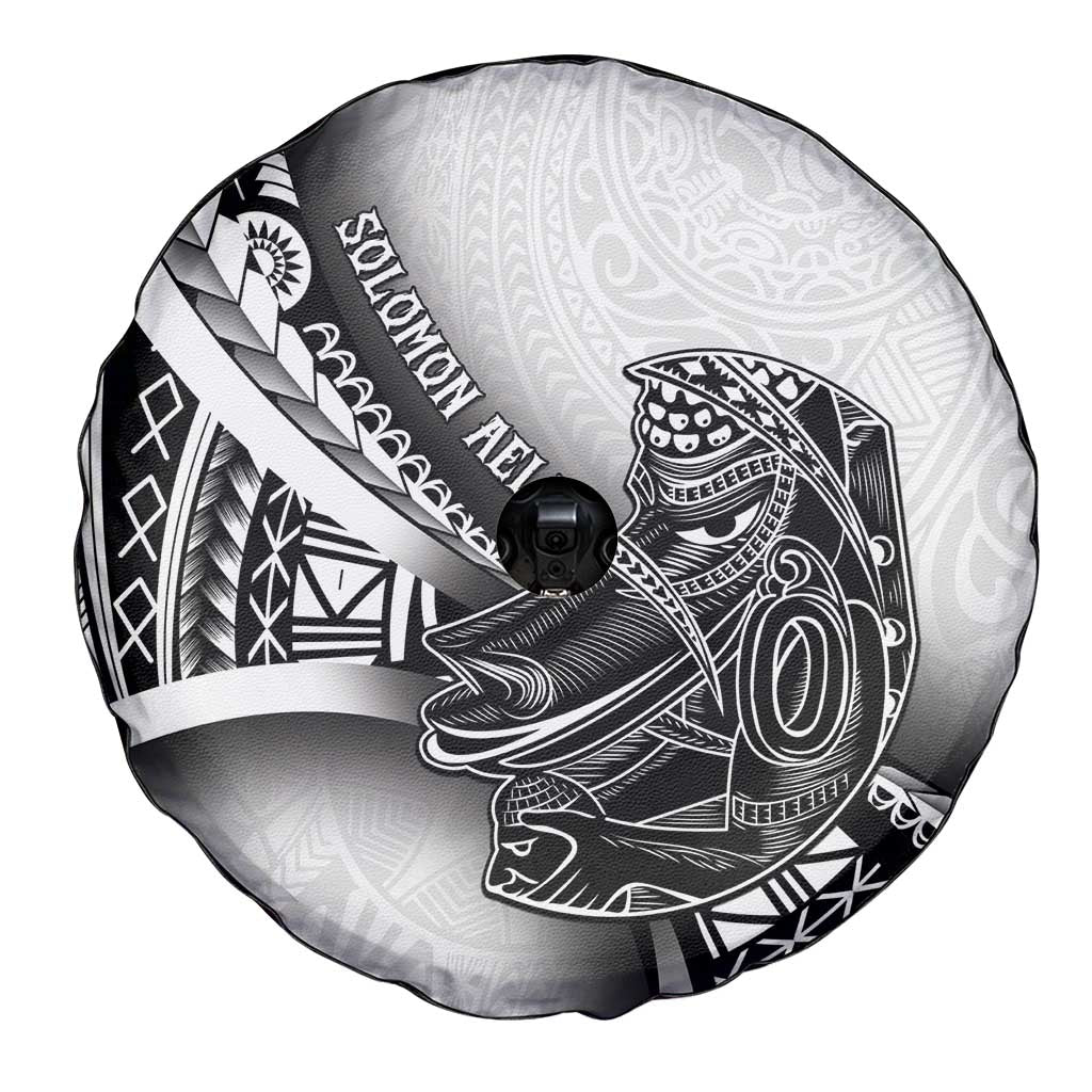 Solomon Islands Nguzunguzu Spare Tire Cover Polynesian Tribal Pattern