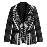 Philippines Batok Tribal Inspired Tattoo Black Blazer LT05 Unisex Black - Polynesian Pride