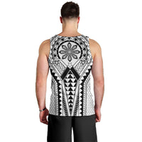 Philippines Batok Tribal Inspired Tattoo White Men Tank Top LT05 - Polynesian Pride