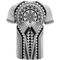 Philippines Batok Tribal Inspired Tattoo White T Shirt LT05 - Polynesian Pride