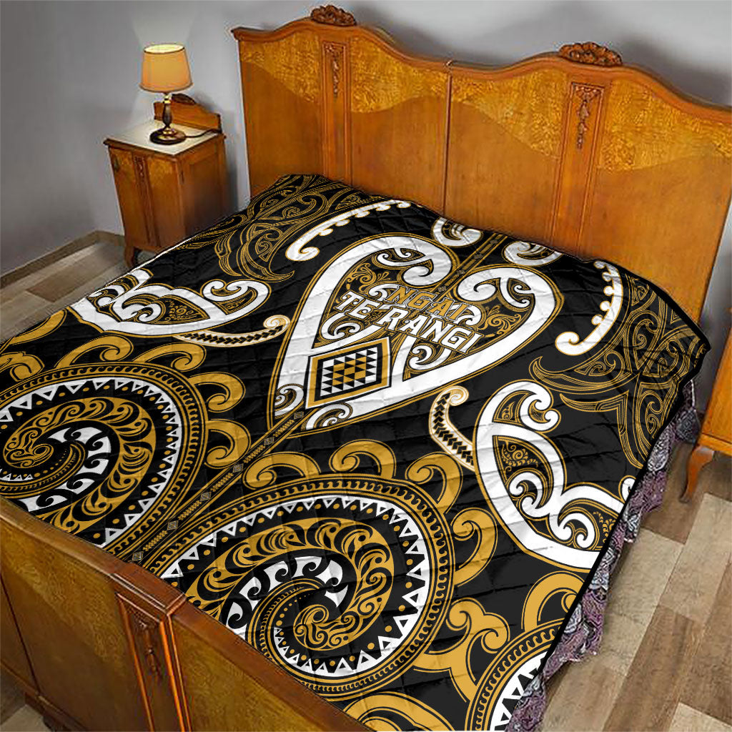 Aotearoa Ngai Te Rangi Quilt Maori Tribal Pattern LT05 - Polynesian Pride