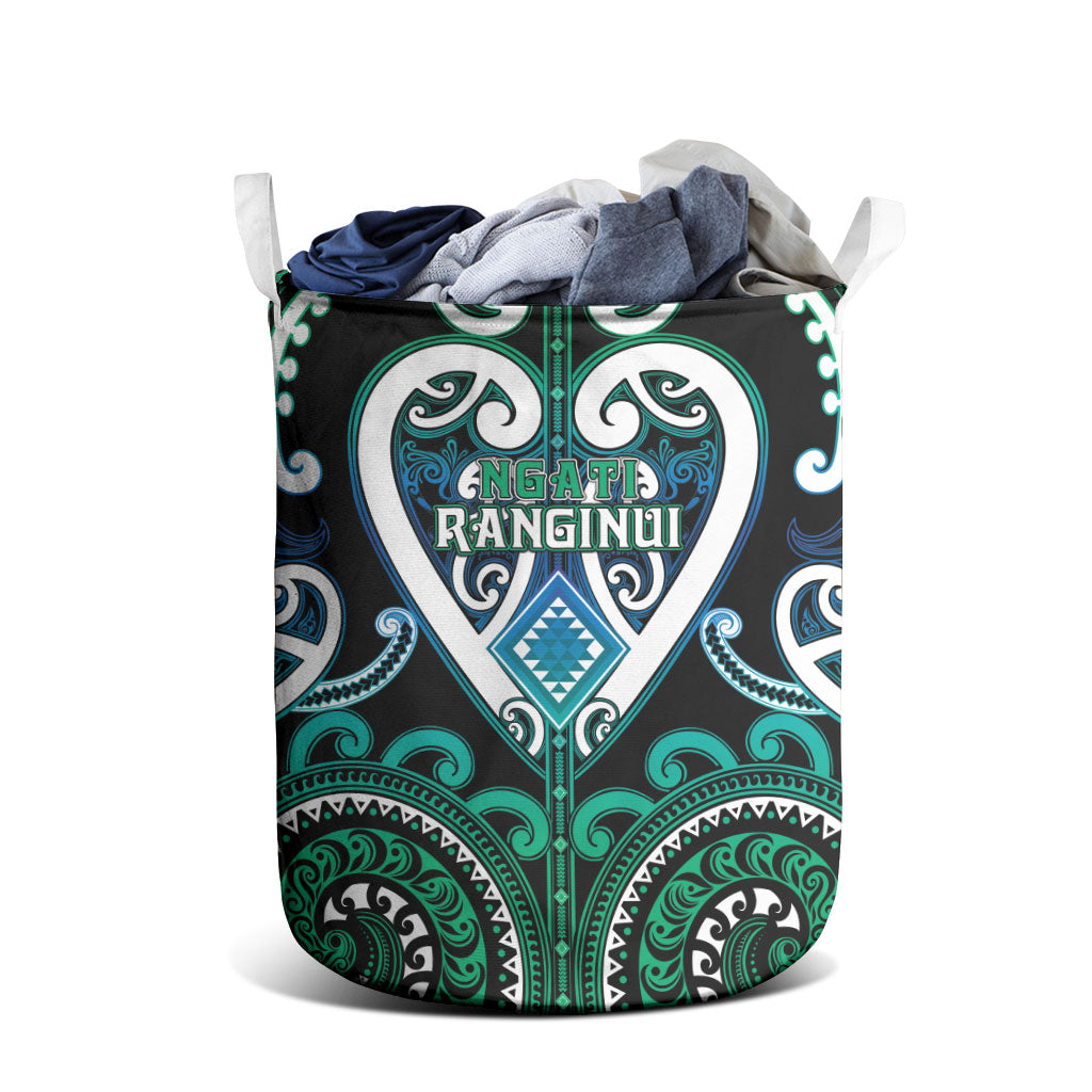 Aotearoa Ngati Ranginui Laundry Basket Maori Tribal Pattern LT05 - Polynesian Pride