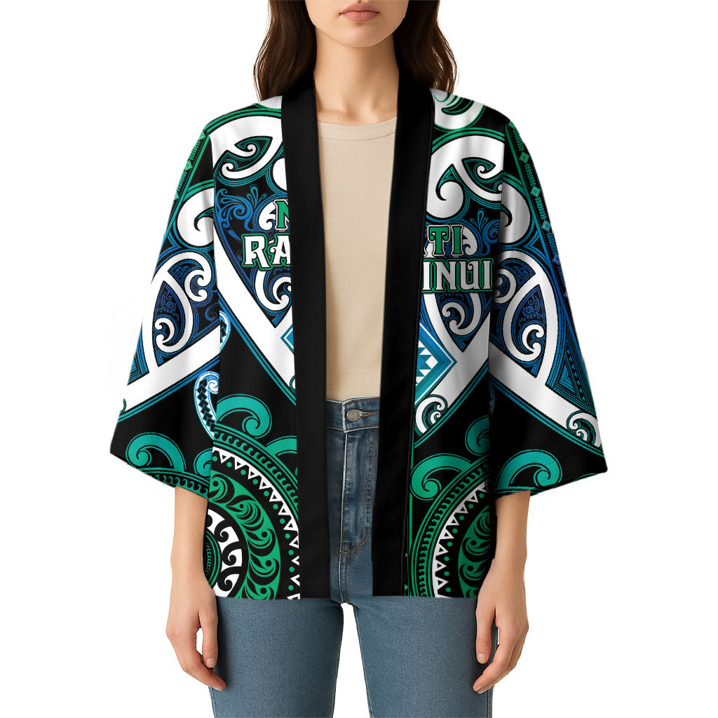 Custom Aotearoa Ngati Ranginui Kimono Maori Tribal Pattern LT05 - Polynesian Pride