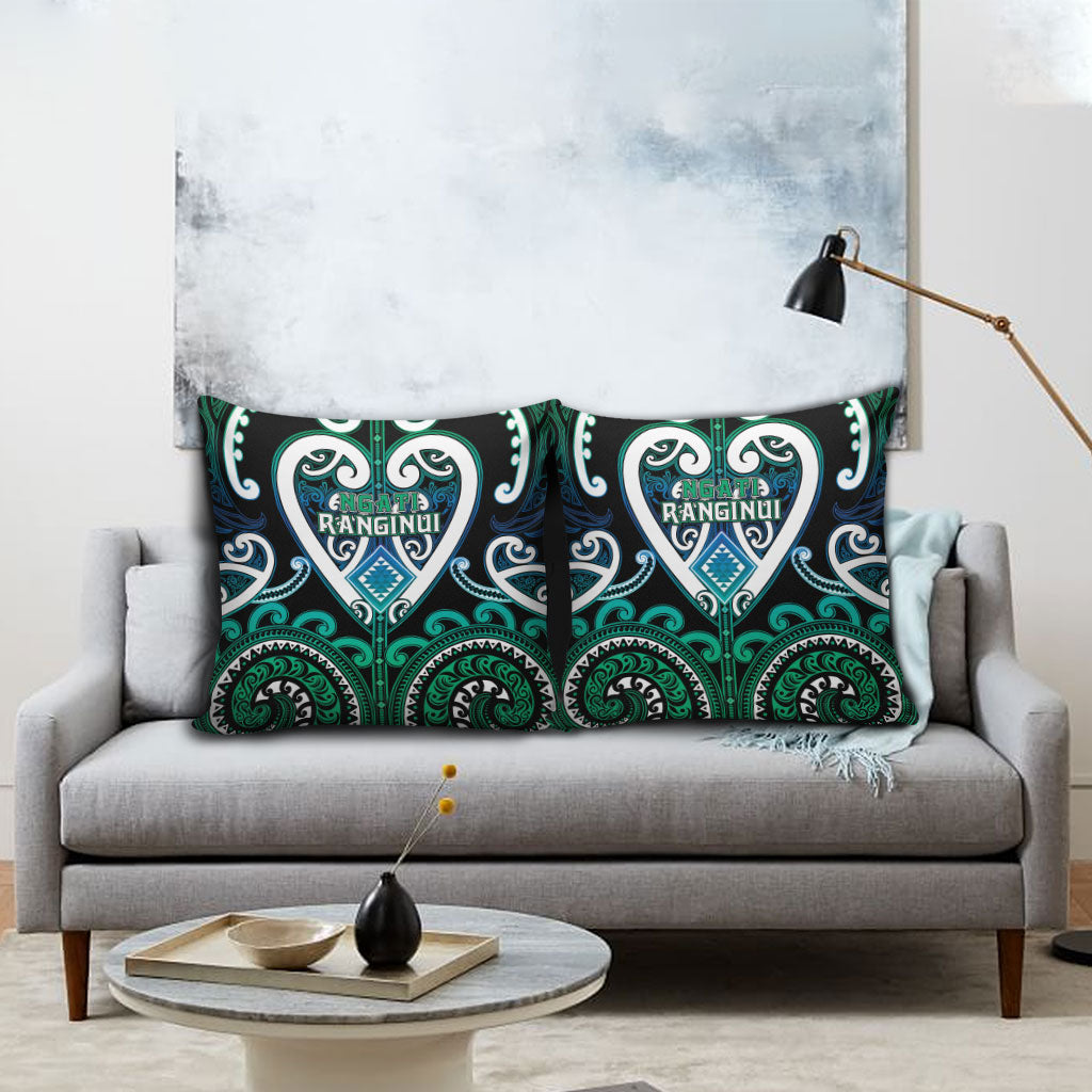 Aotearoa Ngati Ranginui Pillow Cover Maori Tribal Pattern LT05 - Polynesian Pride