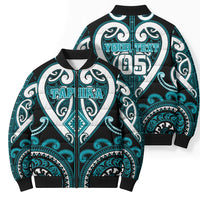 Custom Aotearoa Tapuika Bomber Puffer Jacket Maori Tribal Pattern LT05 - Polynesian Pride
