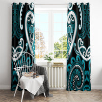 Aotearoa Tapuika Window Curtain Maori Tribal Pattern LT05 - Polynesian Pride