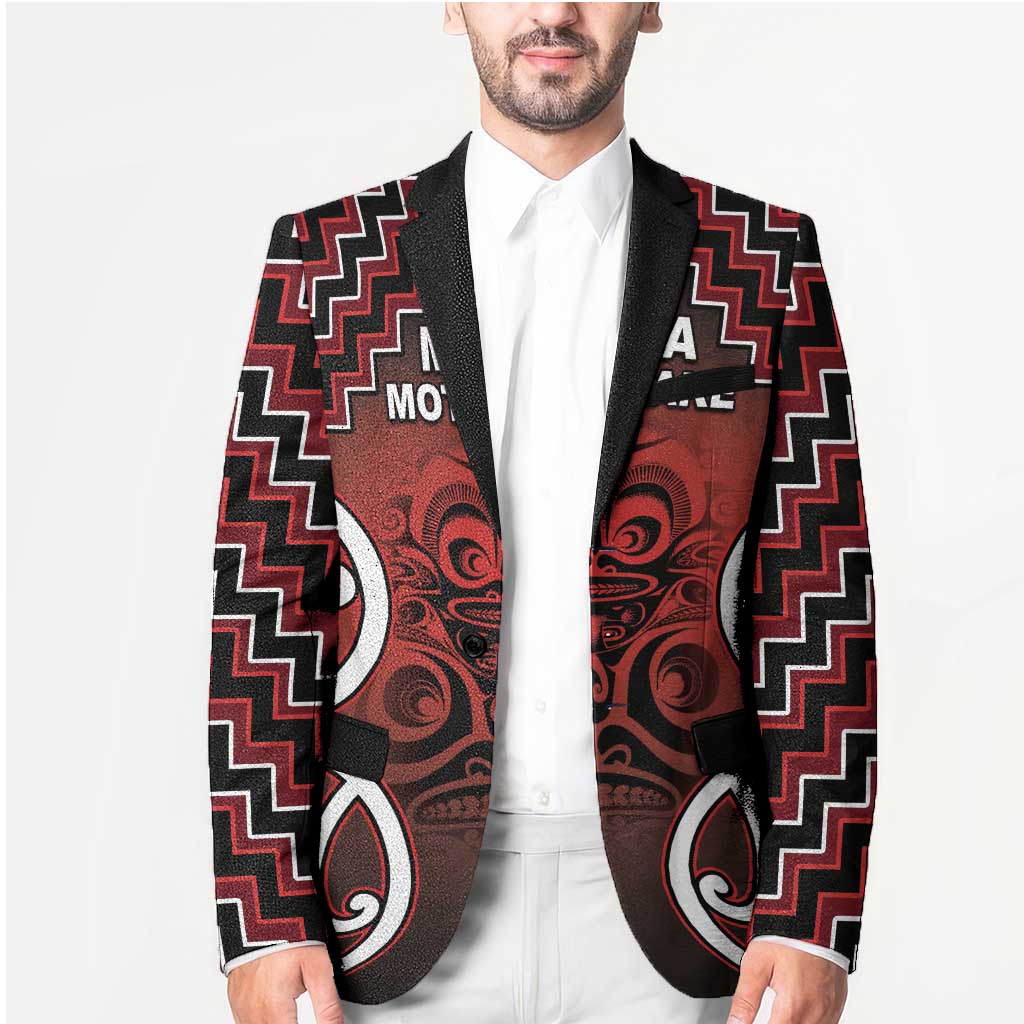 Personalised Aotearoa Mana Motuhake Blazer Poutama With Maori Pattern - Polynesian Pride