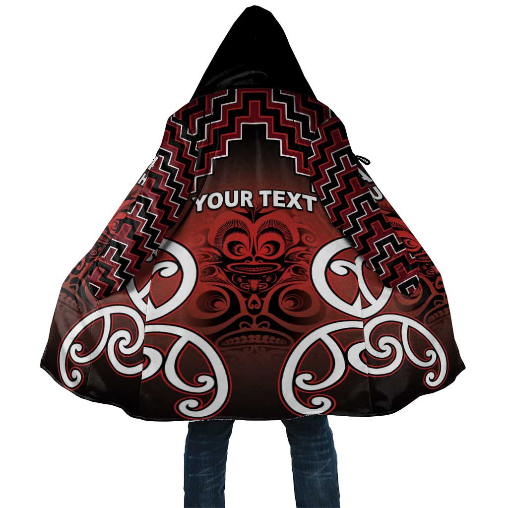 Personalised Aotearoa Mana Motuhake Cloak Poutama With Maori Pattern - Polynesian Pride