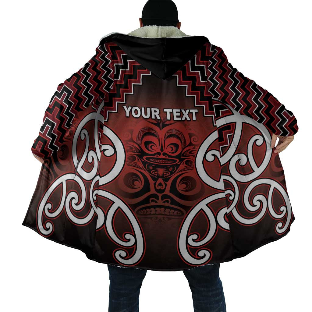 Personalised Aotearoa Mana Motuhake Cloak Poutama With Maori Pattern - Polynesian Pride