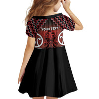 Personalised Aotearoa Mana Motuhake Family Matching Long Sleeve Bodycon Dress and Hawaiian Shirt Poutama With Maori Pattern LT05 - Polynesian Pride
