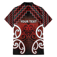 Personalised Aotearoa Mana Motuhake Family Matching Summer Maxi Dress and Hawaiian Shirt Poutama With Maori Pattern - Polynesian Pride