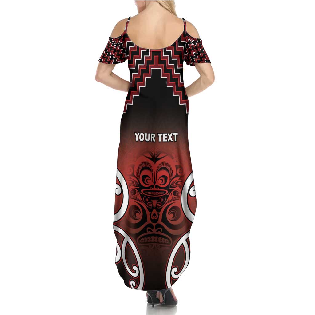 Personalised Aotearoa Mana Motuhake Family Matching Summer Maxi Dress and Hawaiian Shirt Poutama With Maori Pattern - Polynesian Pride