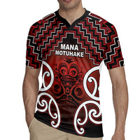 Personalised Aotearoa Mana Motuhake Rugby Jersey Poutama With Maori Pattern - Polynesian Pride