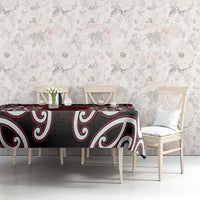 Aotearoa Mana Motuhake Tablecloth Poutama With Maori Pattern - Polynesian Pride