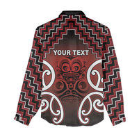 Personalised Aotearoa Mana Motuhake Women Casual Shirt Poutama With Maori Pattern - Polynesian Pride