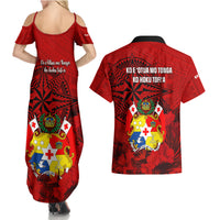 tonga-king-tupou-i-day-couples-matching-summer-maxi-dress-and-hawaiian-shirt-tropical-flowers-with-ngatu-pattern