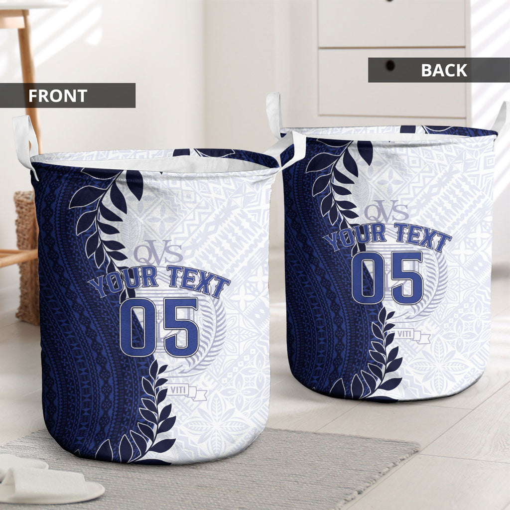 Custom Fiji Queen Victoria School Laundry Basket 120 Years Anniversary LT05 - Polynesian Pride