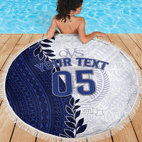 Custom Fiji Queen Victoria School Beach Blanket 120 Years Anniversary LT05 - Polynesian Pride