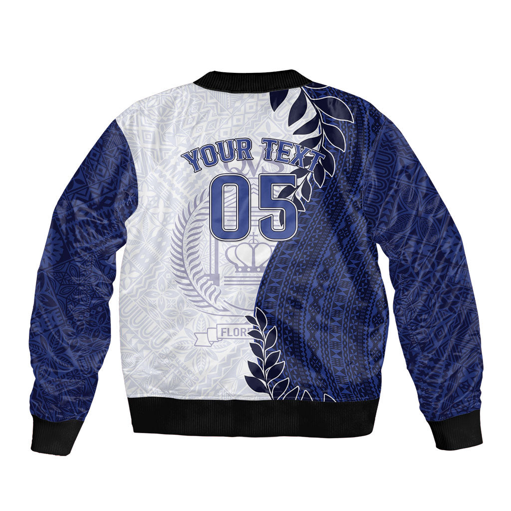 Custom Fiji Queen Victoria School Bomber Jacket 120 Years Anniversary LT05 - Polynesian Pride