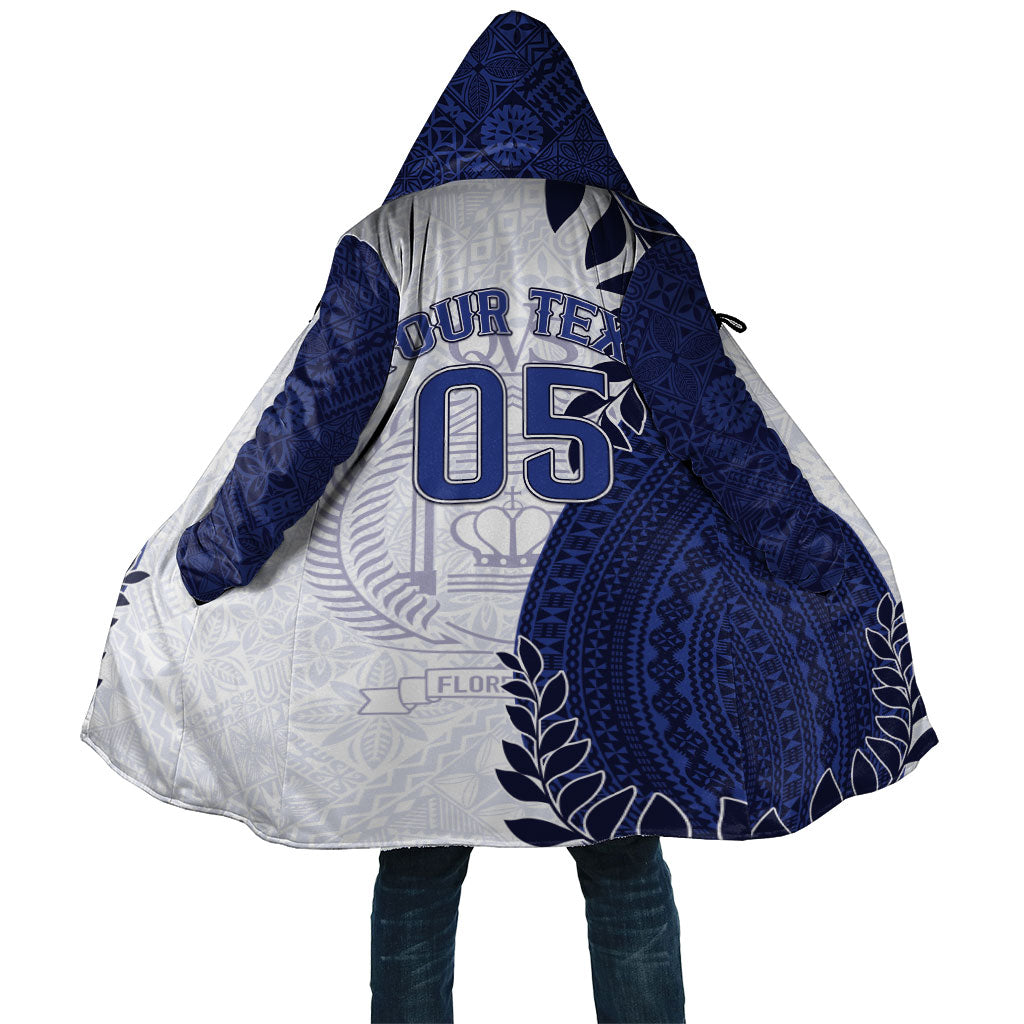 Custom Fiji Queen Victoria School Cloak 120 Years Anniversary LT05 Unisex White - Polynesian Pride