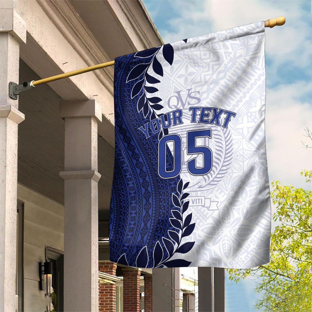 Custom Fiji Queen Victoria School Garden Flag 120 Years Anniversary LT05 House Flag White - Polynesian Pride