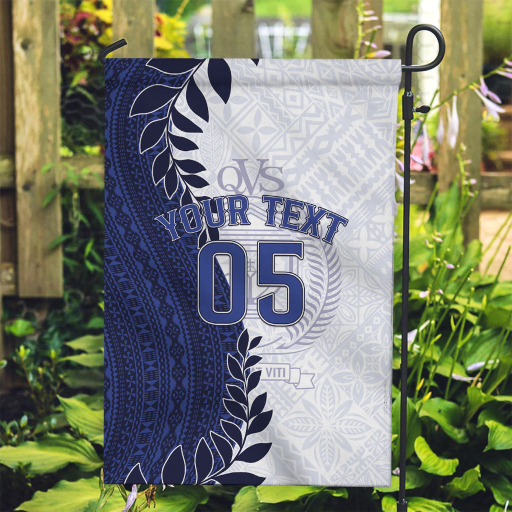 Custom Fiji Queen Victoria School Garden Flag 120 Years Anniversary LT05 Garden Flag White - Polynesian Pride