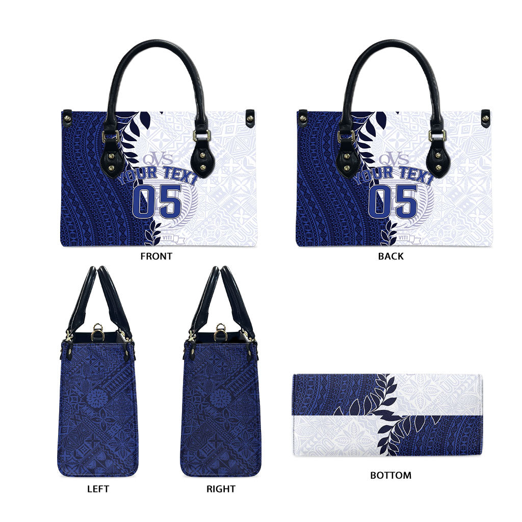 Custom Fiji Queen Victoria School Leather Bag 120 Years Anniversary LT05 - Polynesian Pride