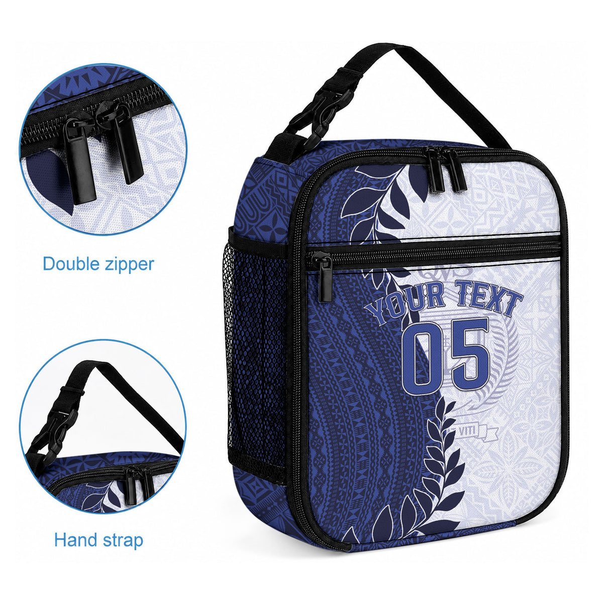 Custom Fiji Queen Victoria School Lunch Bag 120 Years Anniversary