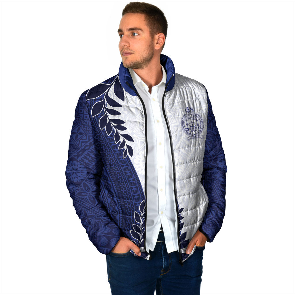 Custom Fiji Queen Victoria School Padded Jacket 120 Years Anniversary LT05 - Polynesian Pride