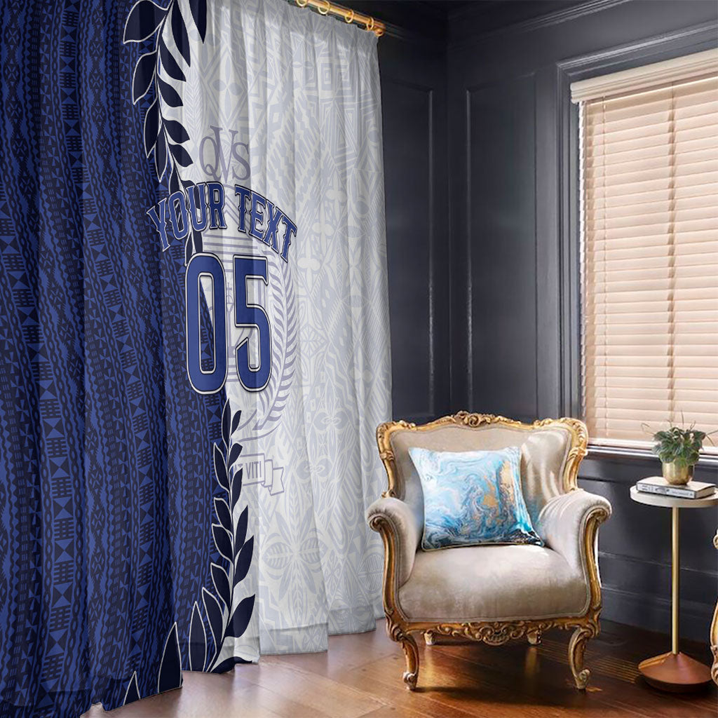 Custom Fiji Queen Victoria School Window Curtain 120 Years Anniversary