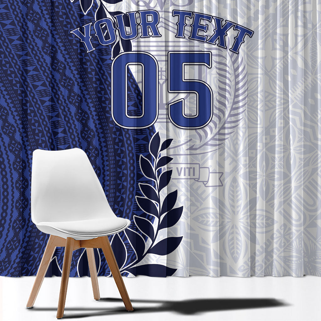 Custom Fiji Queen Victoria School Window Curtain 120 Years Anniversary