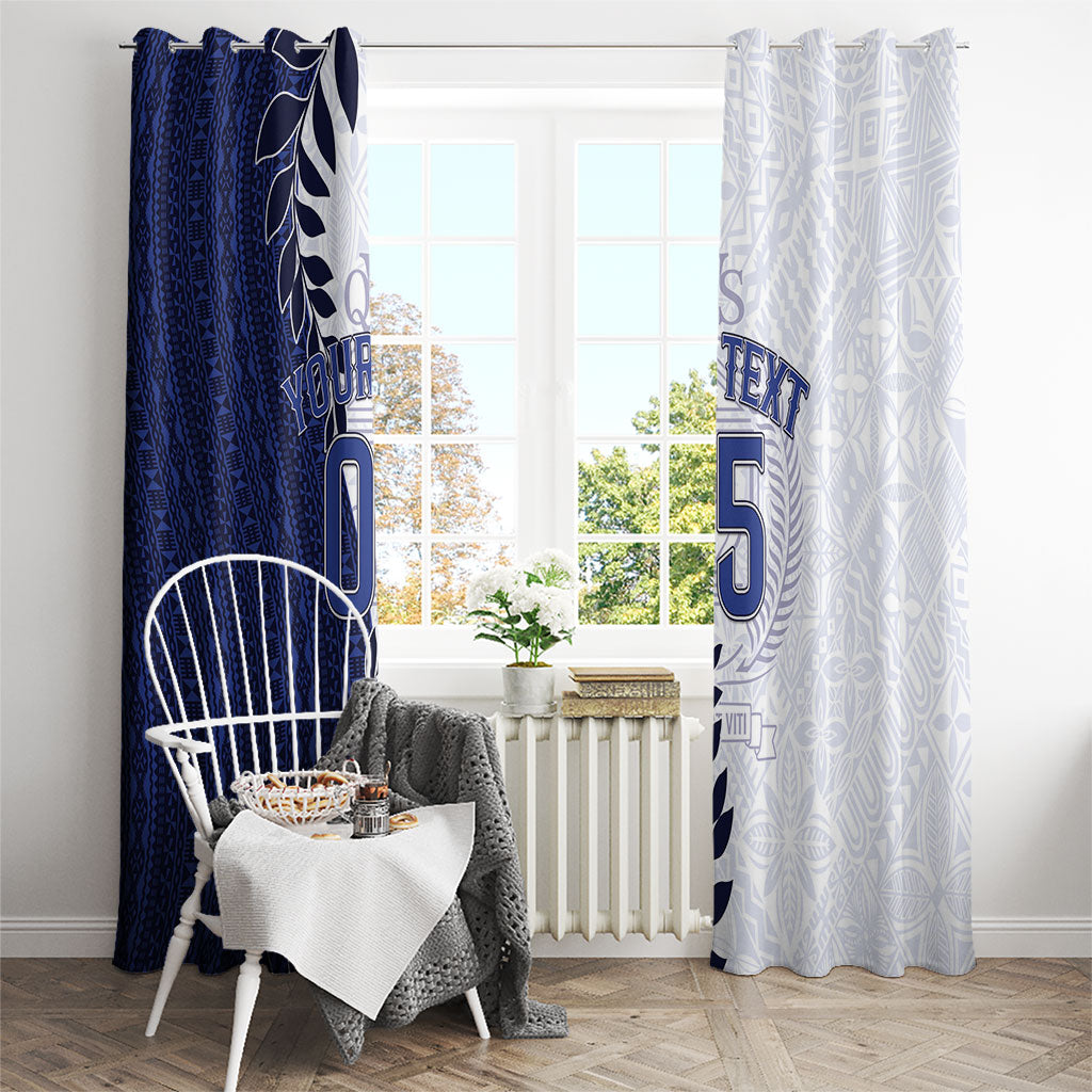Custom Fiji Queen Victoria School Window Curtain 120 Years Anniversary