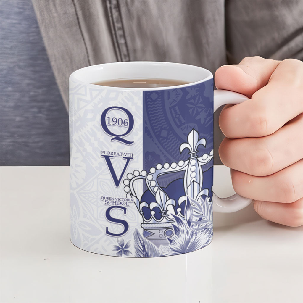 Personalised Fiji Queen Victoria School 1906 Ceramic Mug Floreat Viti