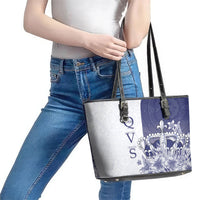 Fiji Queen Victoria School 1906 Leather Tote Bag Floreat Viti LT05 - Polynesian Pride