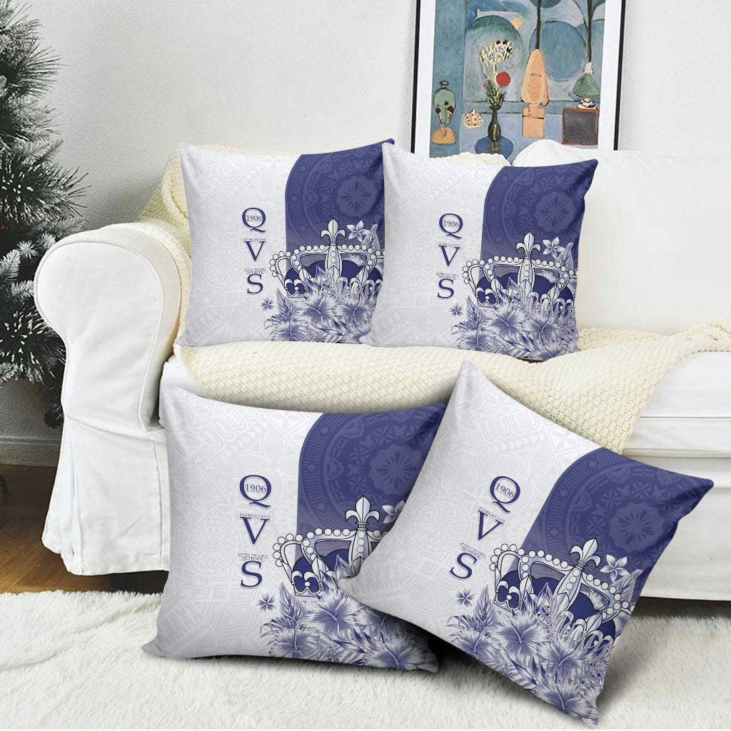 Fiji Queen Victoria School 1906 Pillow Cover Floreat Viti LT05 - Polynesian Pride