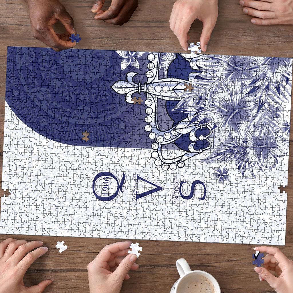 Fiji Queen Victoria School 1906 Puzzle Floreat Viti