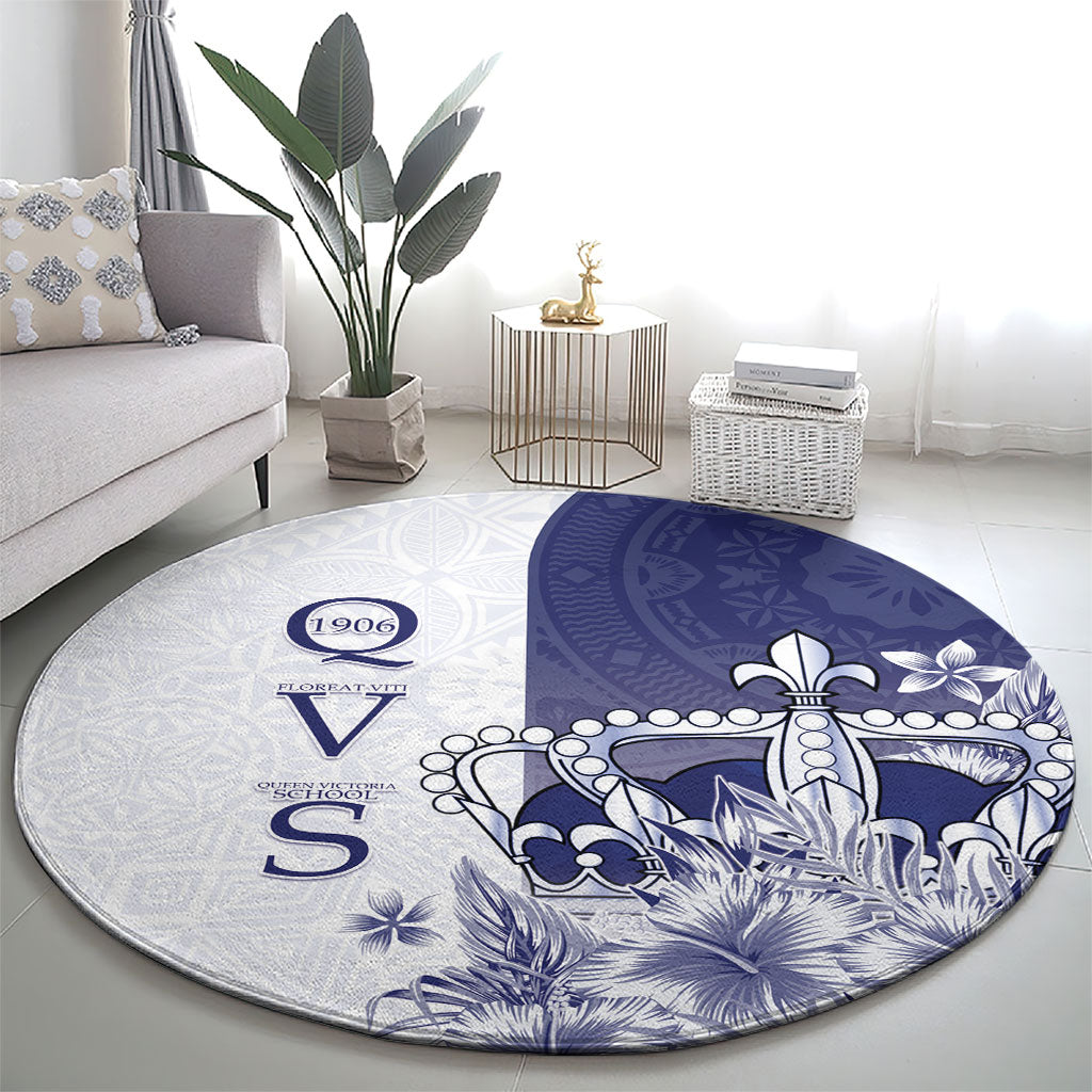 Fiji Queen Victoria School 1906 Round Carpet Floreat Viti LT05 - Polynesian Pride