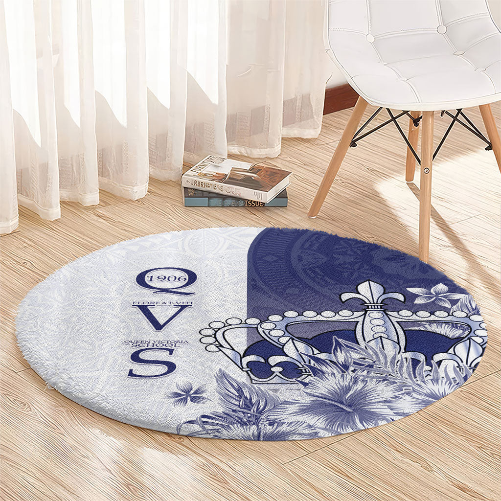Fiji Queen Victoria School 1906 Round Carpet Floreat Viti LT05 - Polynesian Pride