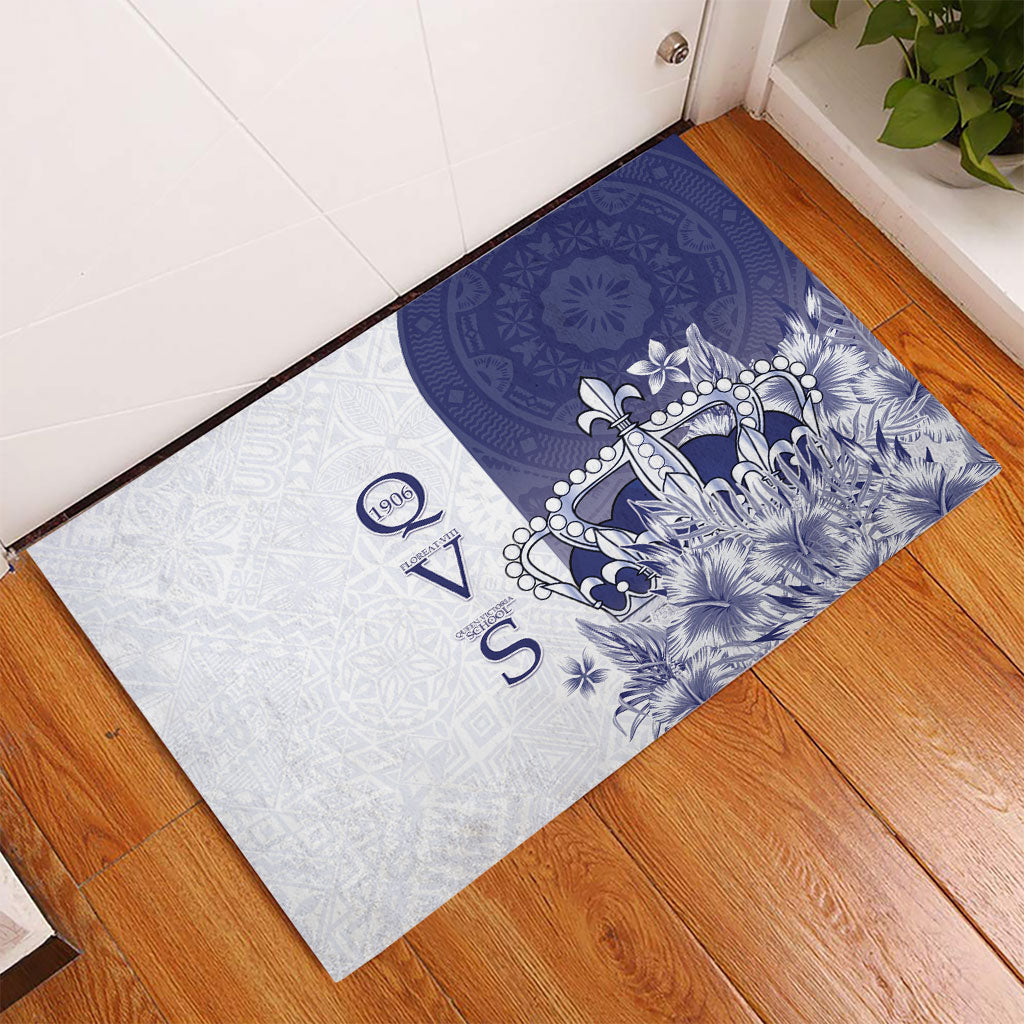 Fiji Queen Victoria School 1906 Rubber Doormat Floreat Viti LT05 - Polynesian Pride
