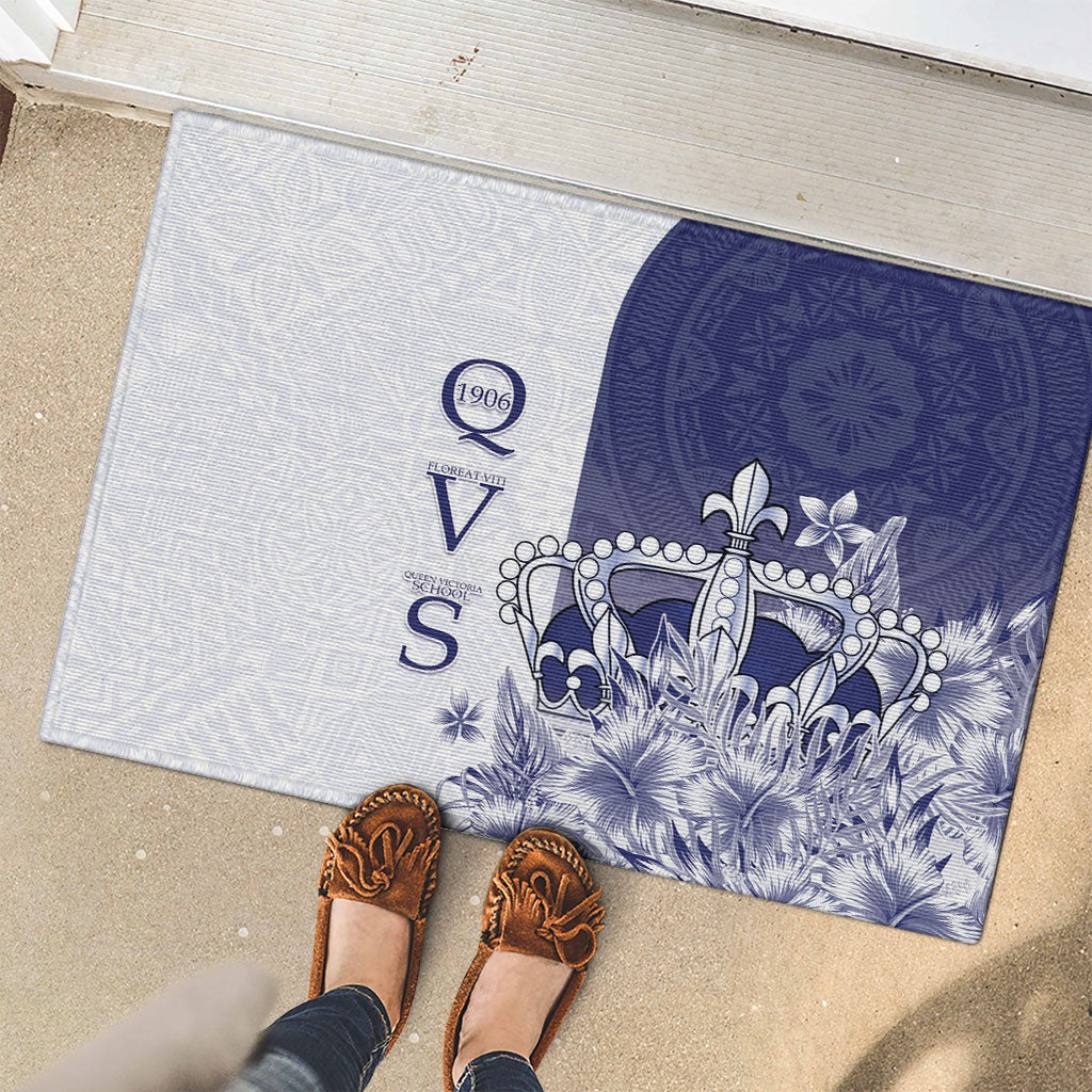 Fiji Queen Victoria School 1906 Rubber Doormat Floreat Viti LT05 - Polynesian Pride