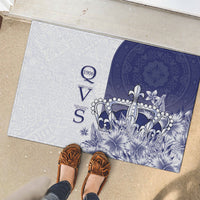Fiji Queen Victoria School 1906 Rubber Doormat Floreat Viti LT05 - Polynesian Pride